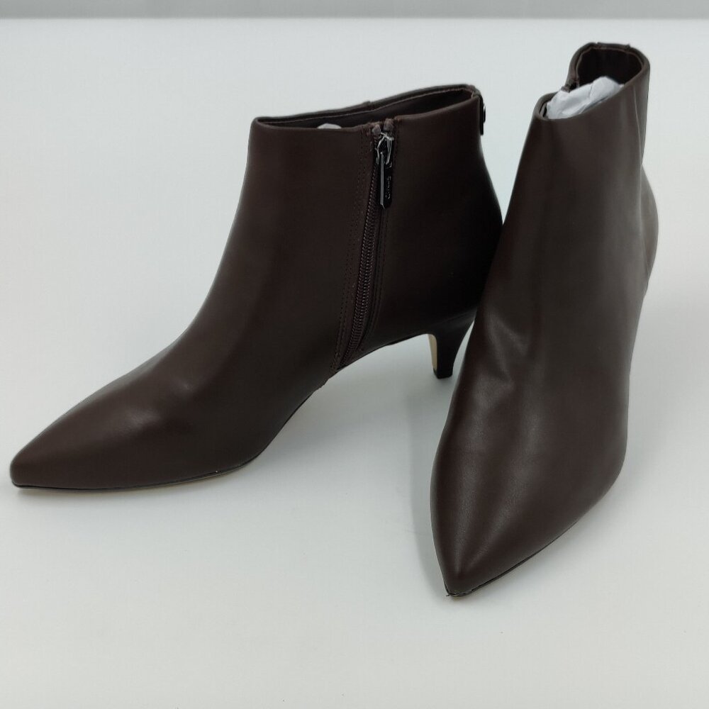 Circus by Sam Edelman Dark Brown Pointed Toe Ankle Booties
